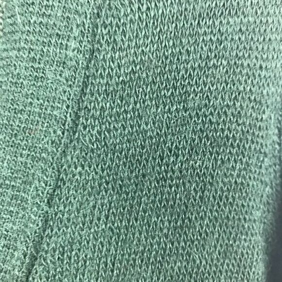 J. CREW forest green crystal button cardigan. - Picture 5 of 6